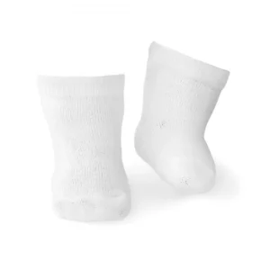 Medias de Bebé Blancas Pack x3