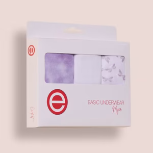 Vedetinas Estampadas (2) Y Lisa (1) Pack x3