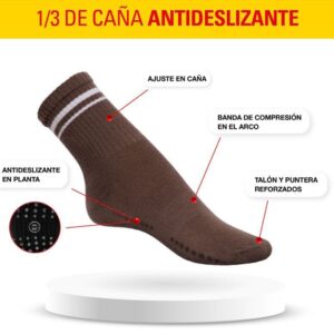 1/3 De Caña Antideslizante Hombre Pack x12
