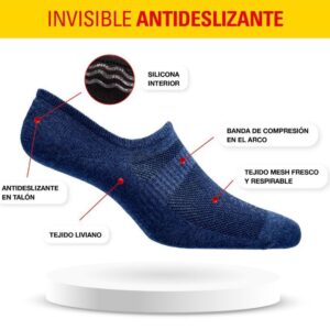 Invisible Antideslizante Dama Pack x12
