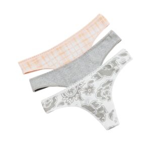 Cola Less De Algodón Estampada Pack x3