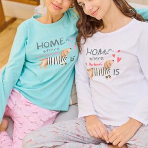 Conjunto Pantalón y Remera Estampadas Perro Salchicha "Talles S y XL"