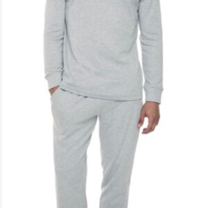 Pijama Manga Larga Interlock Cuello Cruzado