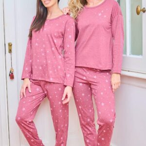 Conjunto Pijama Manga Larga Estampado Estrellas