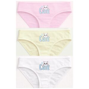 Bombachas De Nena Estampadas Cute Pack x3