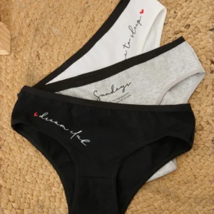 Culotte Juvenil De Algodón y Lycra Pack x3