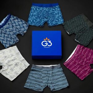 Bóxers Estampados Caja x6